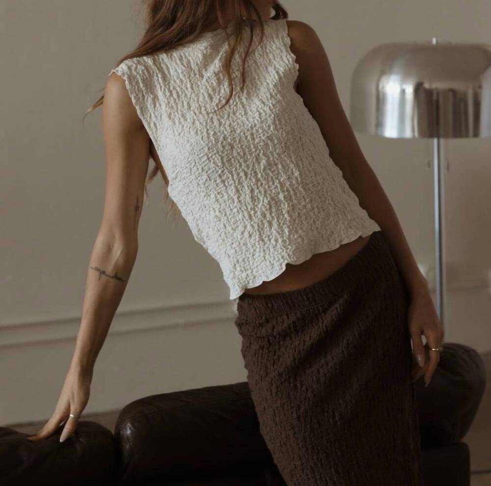 NEW MOD REF women's mae top in white